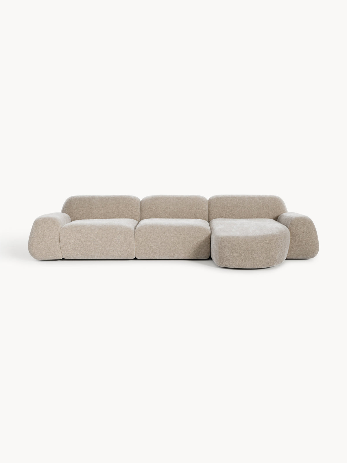 Wolvenna Modular Teddy Corner Sofa (4-Seater)