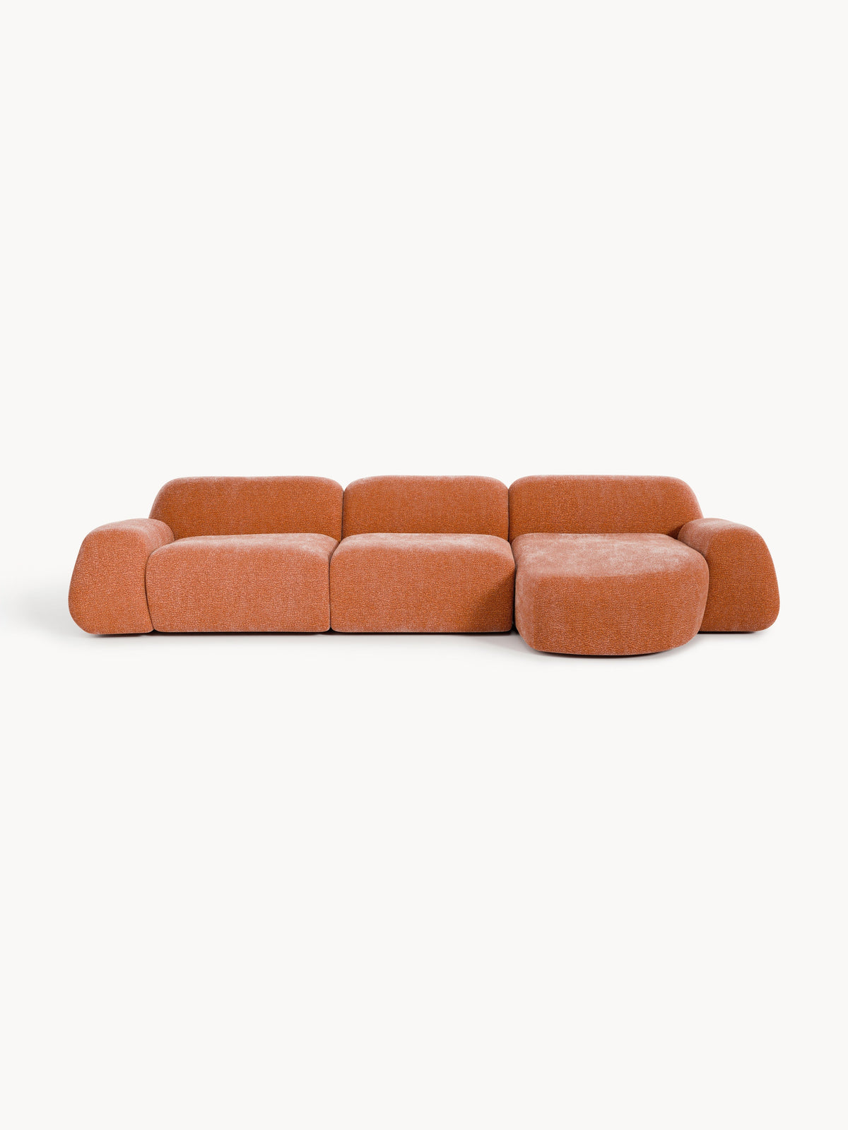 Wolvenna Modular Teddy Corner Sofa (4-Seater)