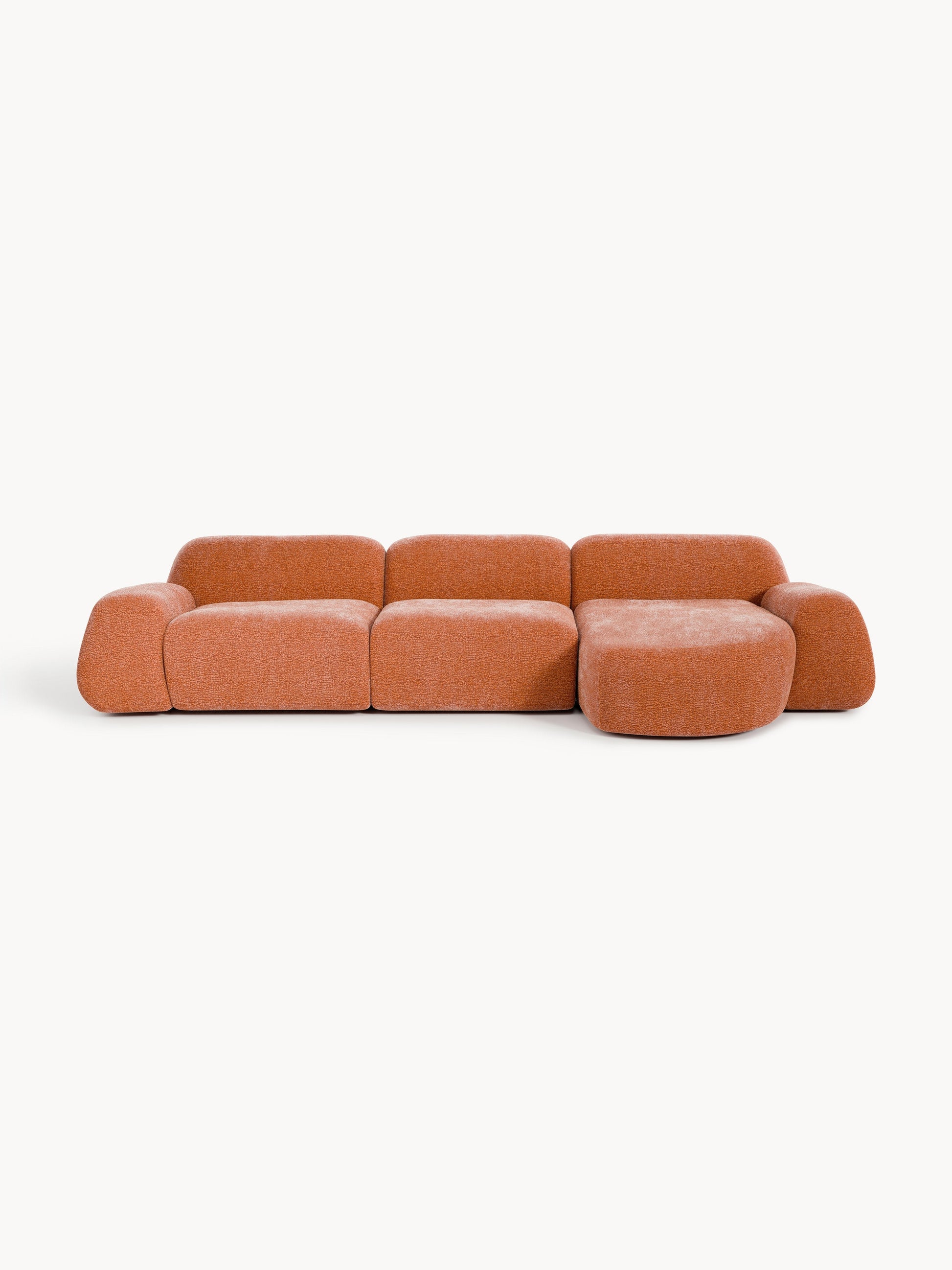 Wolvenna Modular Teddy Corner Sofa (4-Seater)