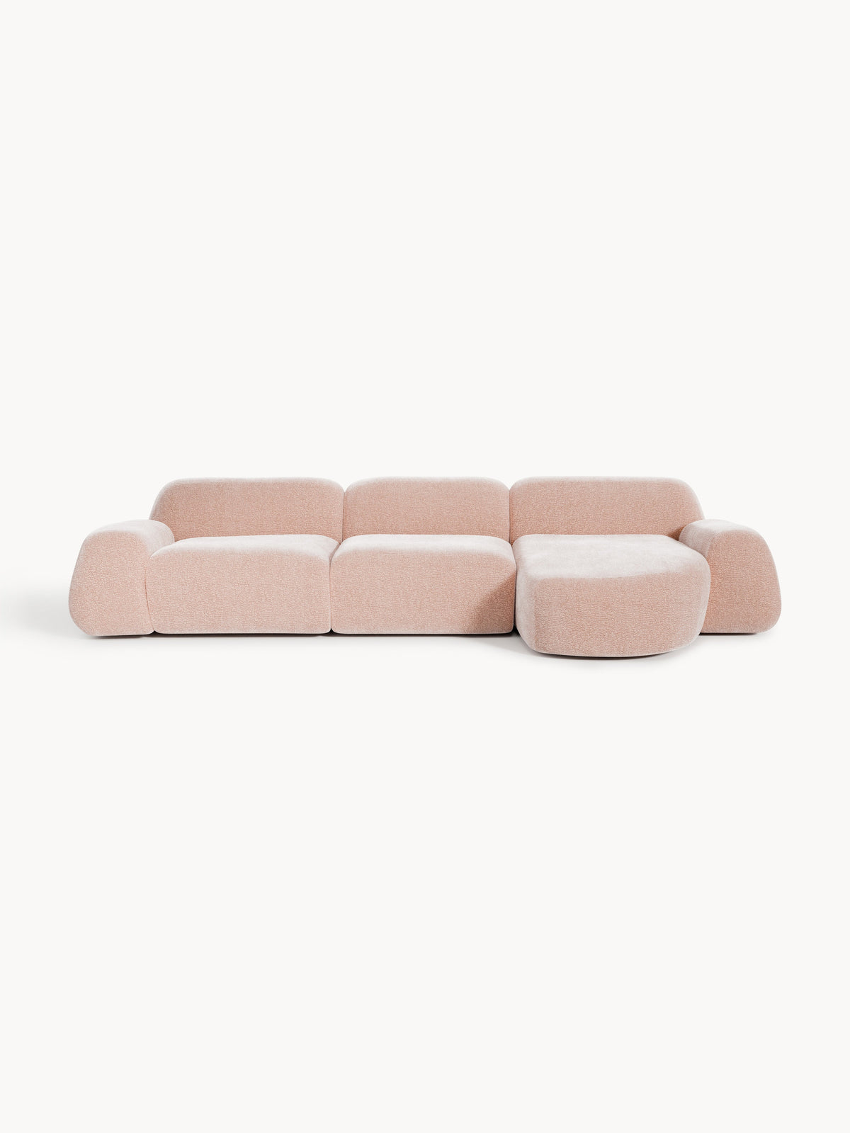Wolvenna Modular Teddy Corner Sofa (4-Seater)