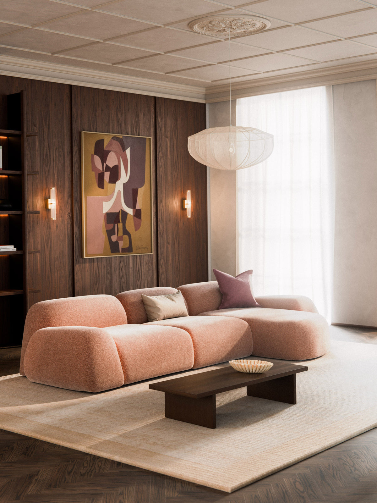 Wolvenna Modular Teddy Corner Sofa (4-Seater)