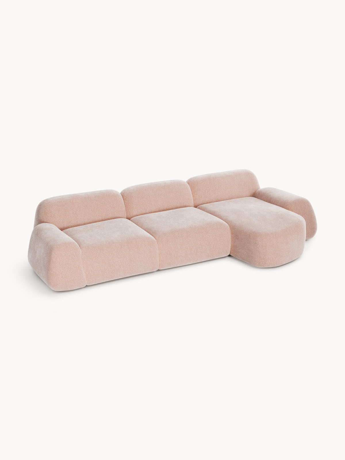 Wolvenna Modular Teddy Corner Sofa (4-Seater)