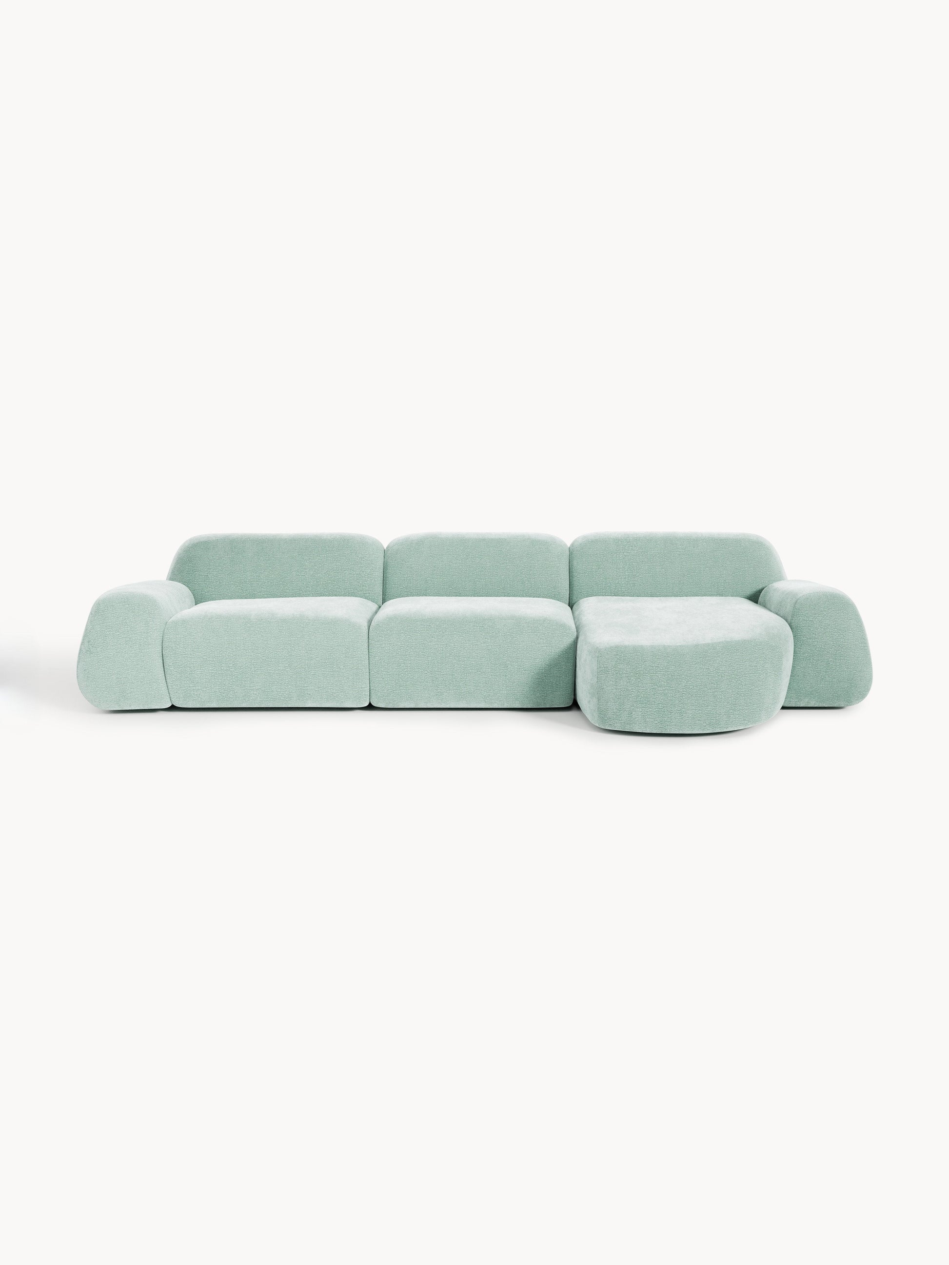 Wolvenna Modular Teddy Corner Sofa (4-Seater)