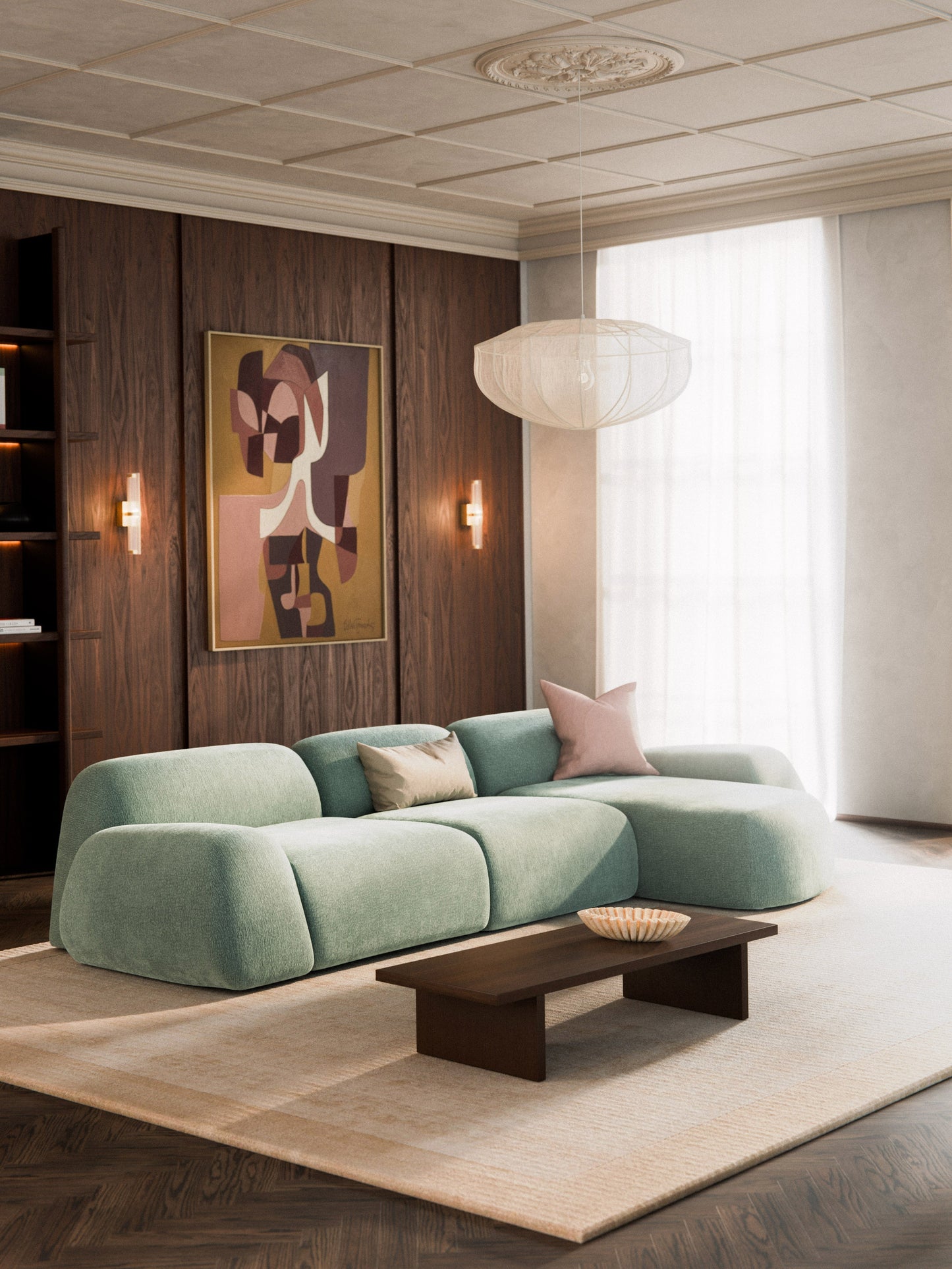 Wolvenna Modular Teddy Corner Sofa (4-Seater)