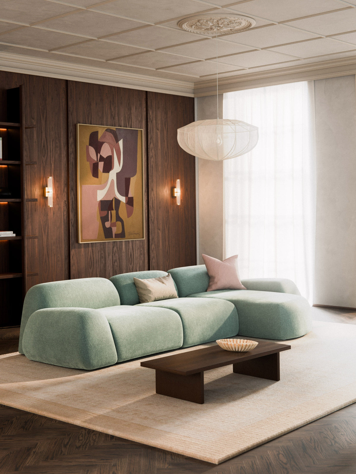 Wolvenna Modular Teddy Corner Sofa (4-Seater)