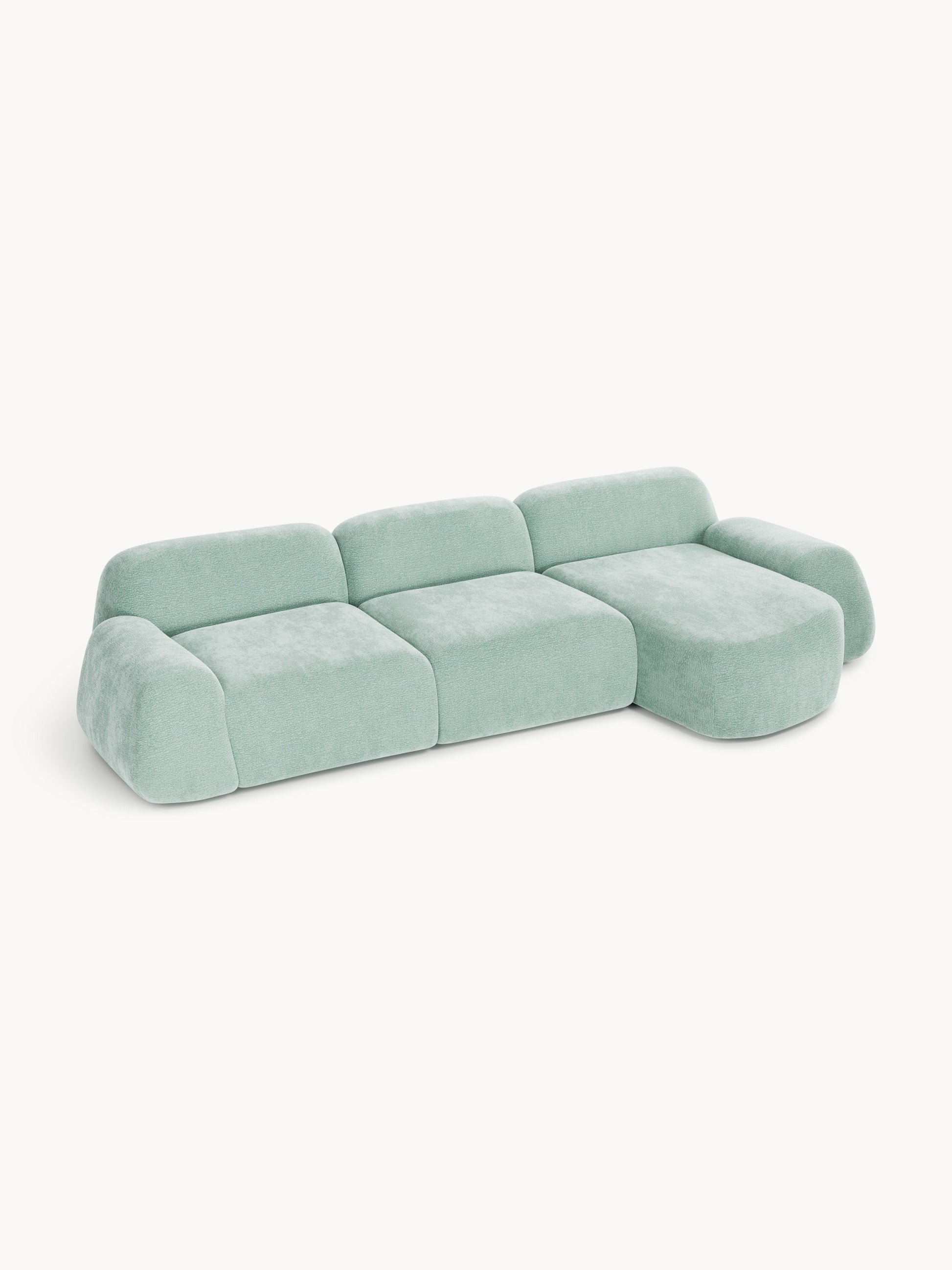 Wolvenna Modular Teddy Corner Sofa (4-Seater)