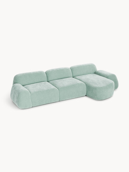 Wolvenna Modular Teddy Corner Sofa (4-Seater)