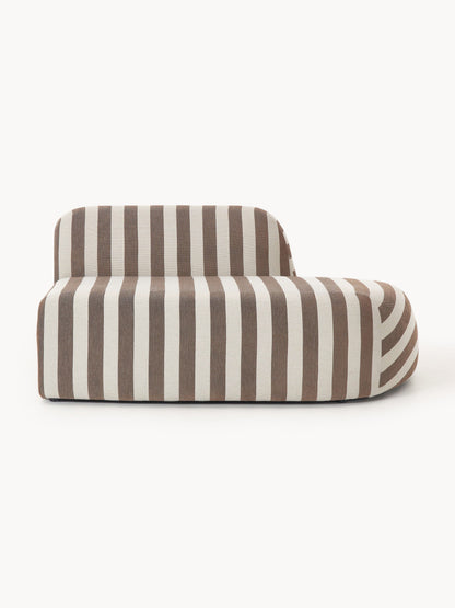 Wolvenna Striped Chaise Module