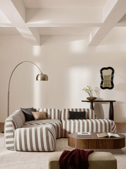 Wolvenna Striped Chaise Module