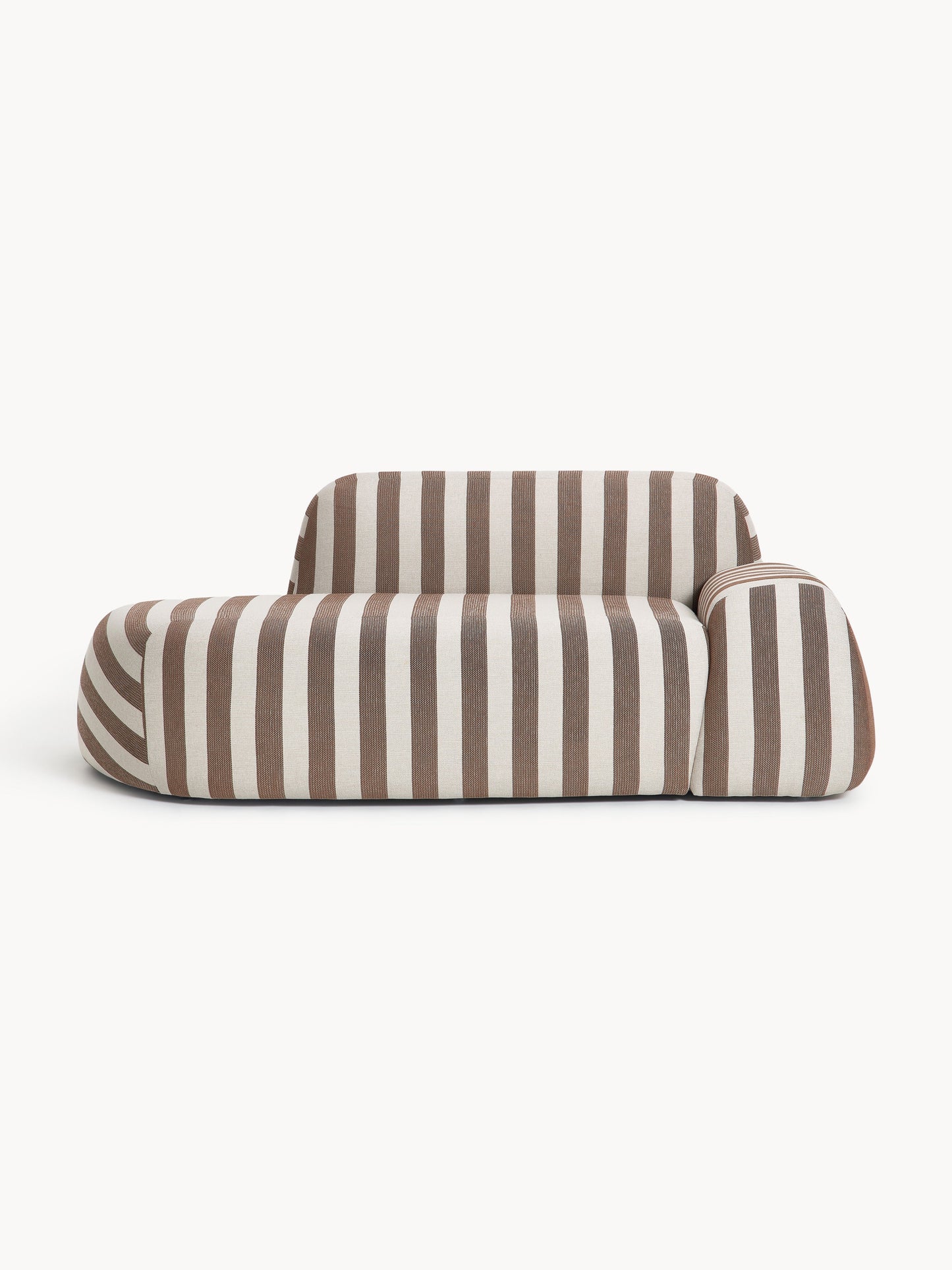 Wolvenna Striped Sofa (2-Seater) with Chaise Longue