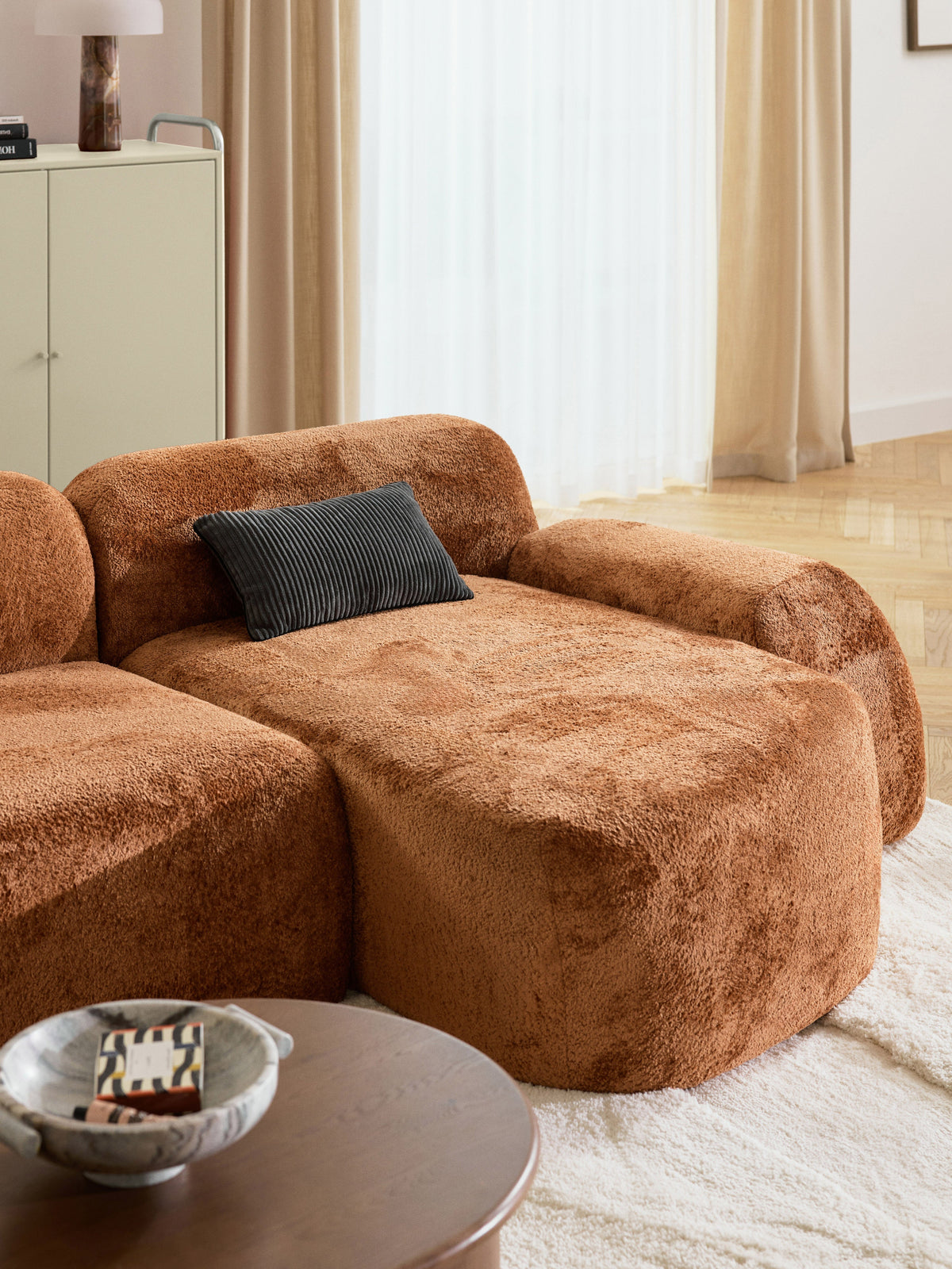Wolvenna Teddy Bouclé Chaise