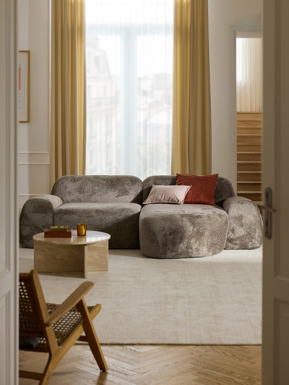 Wolvenna Teddy Bouclé Chaise