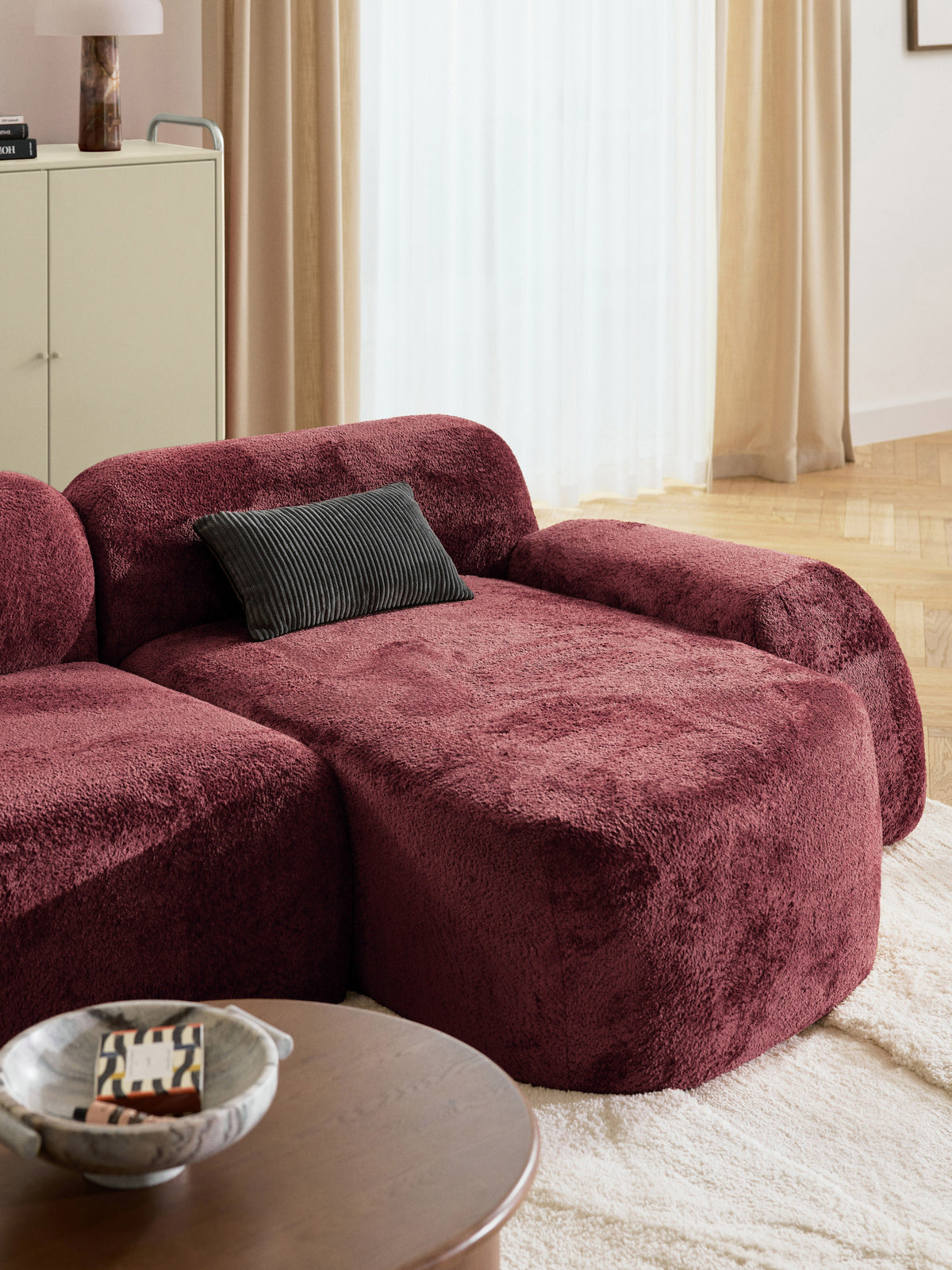 Wolvenna Teddy Bouclé Chaise