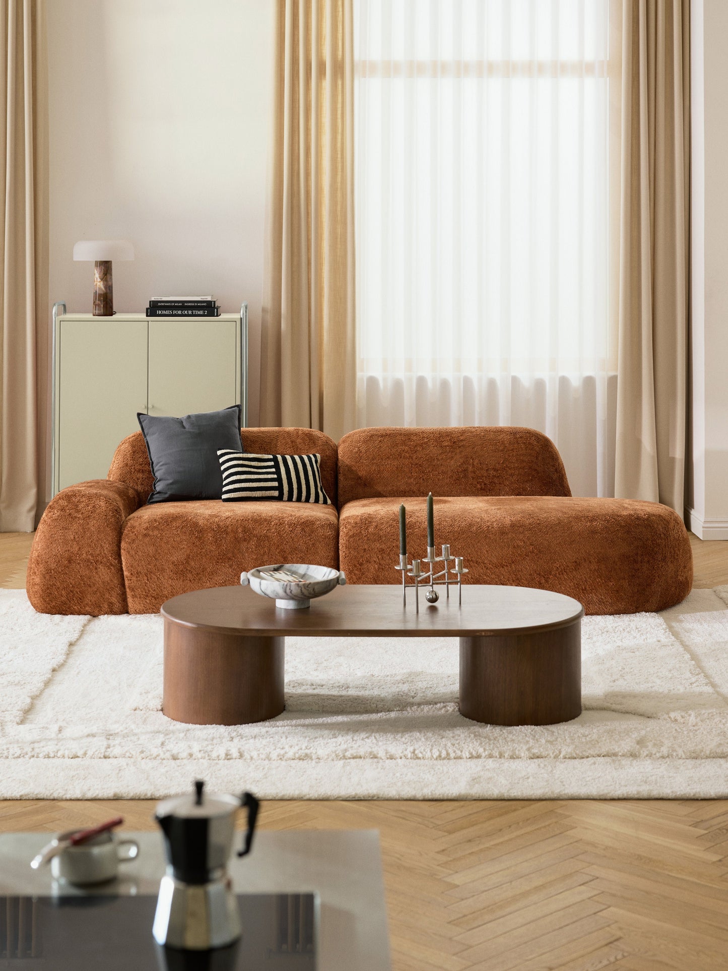 Wolvenna Teddy Bouclé Chaise