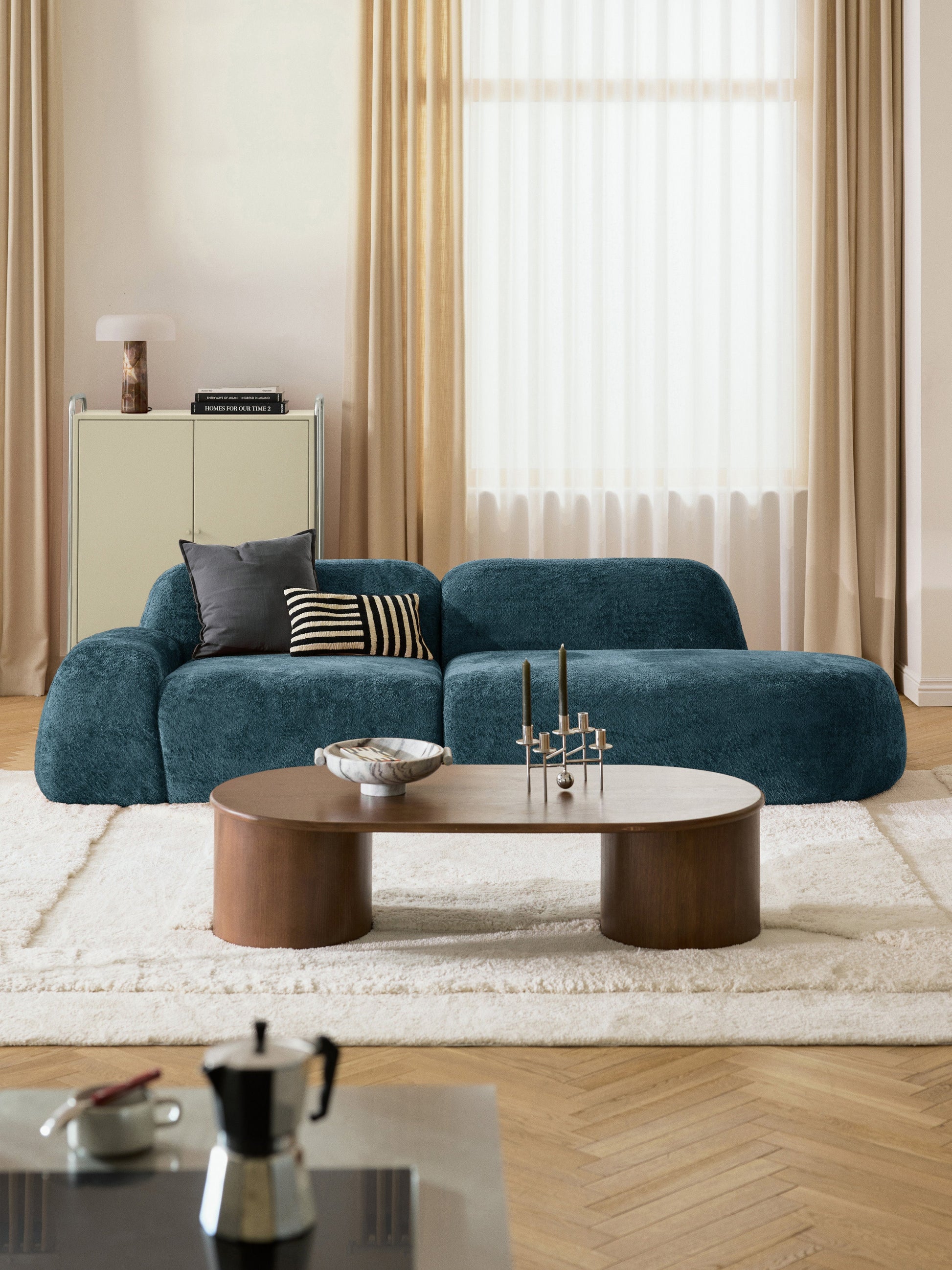 Wolvenna Teddy Bouclé Chaise
