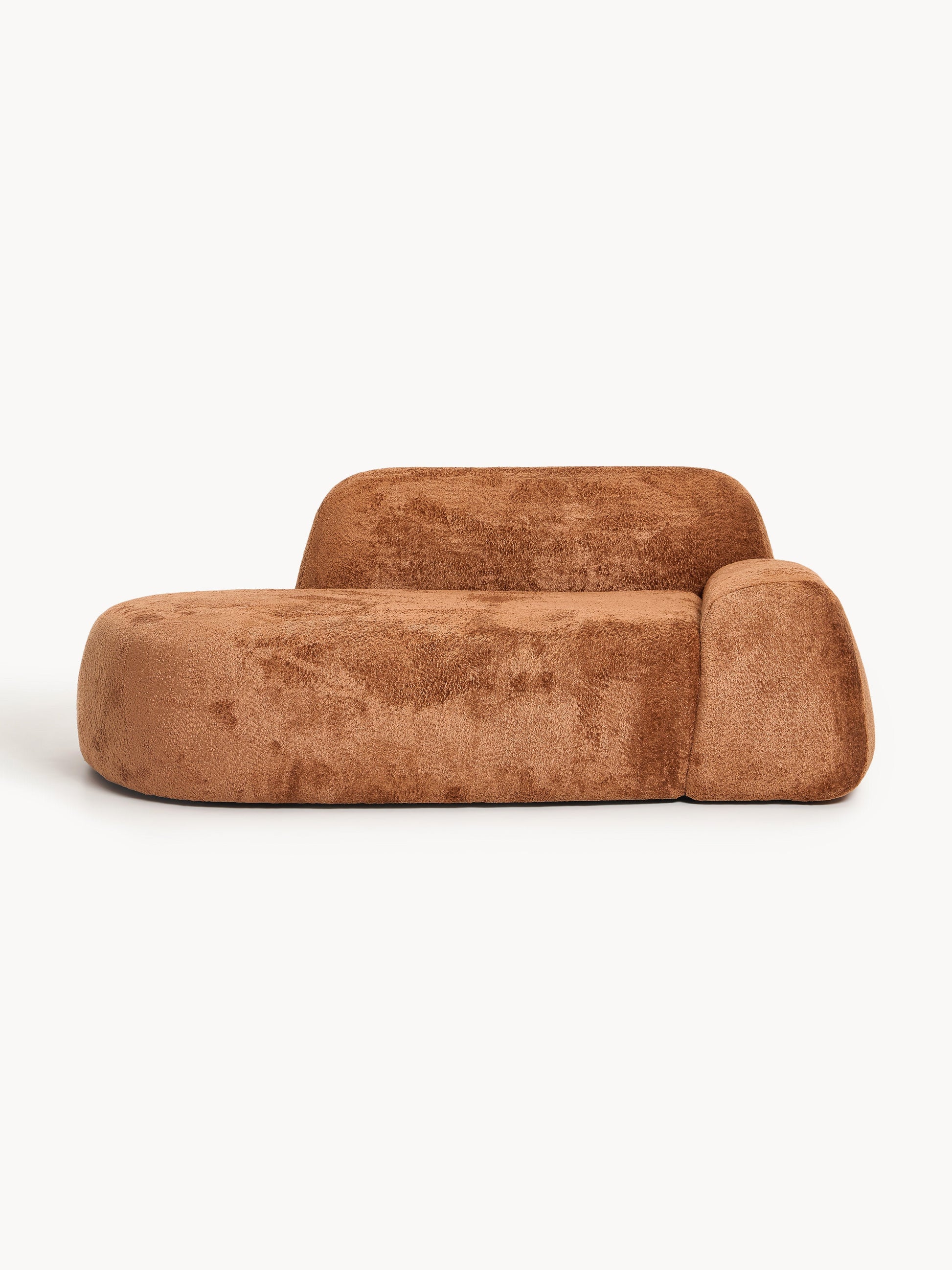 Wolvenna Teddy Bouclé Sofa (2-Seater) with Chaise Longue