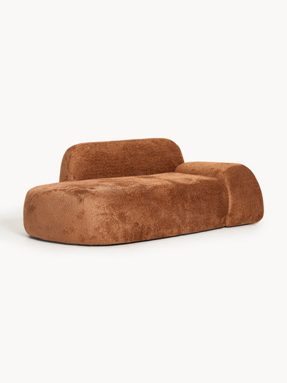 Wolvenna Teddy Bouclé Sofa (2-Seater) with Chaise Longue