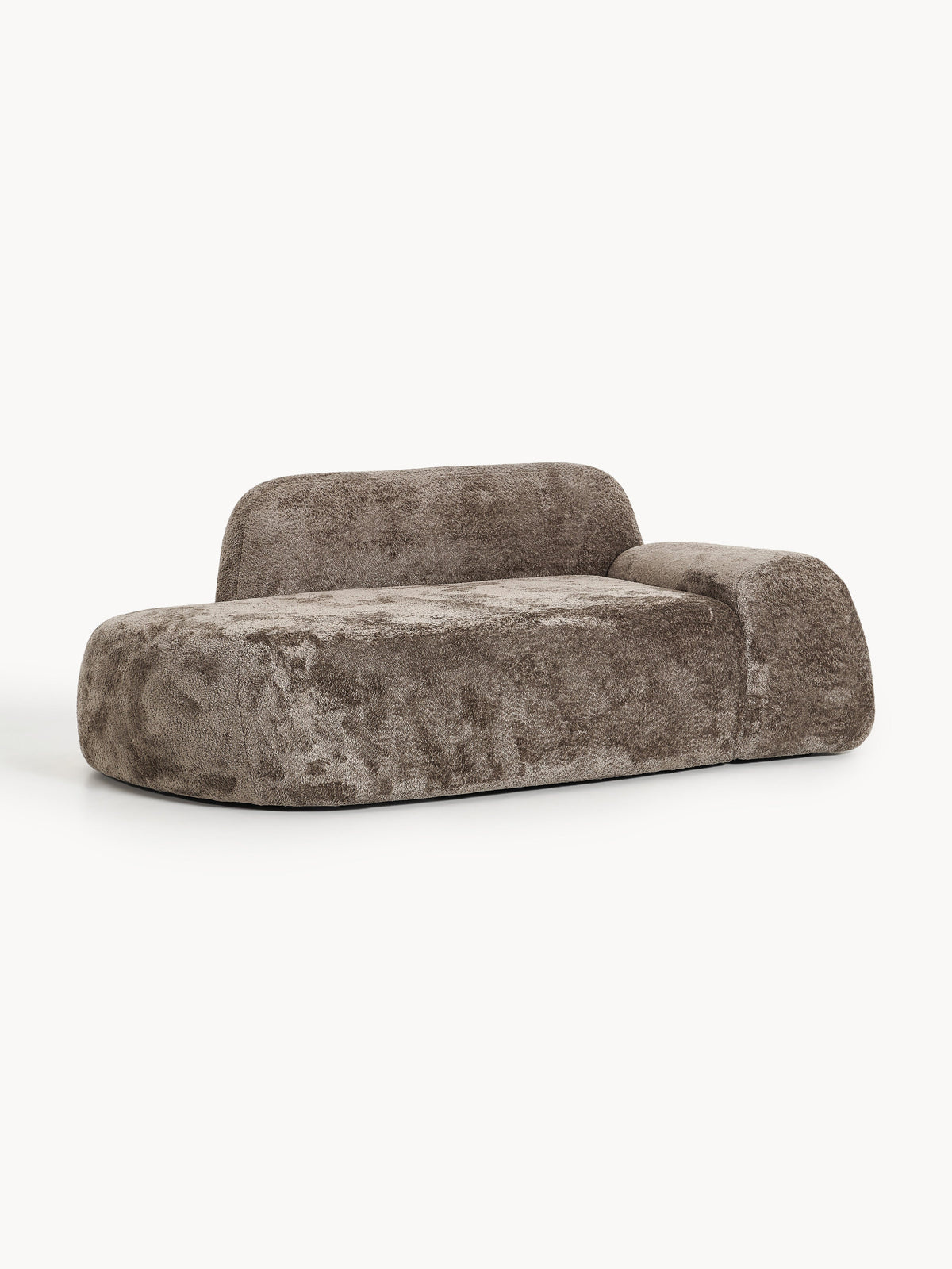 Wolvenna Teddy Bouclé Sofa (2-Seater) with Chaise Longue