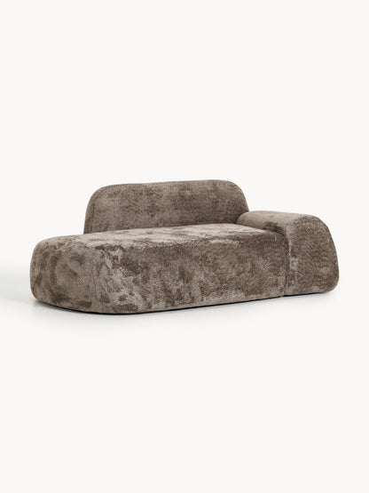 Wolvenna Teddy Bouclé Sofa (2-Seater) with Chaise Longue